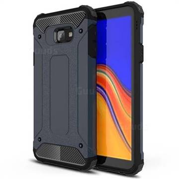 King Kong Armor Premium Shockproof Dual Layer Rugged Hard Cover for Samsung Galaxy J4 Core - Navy