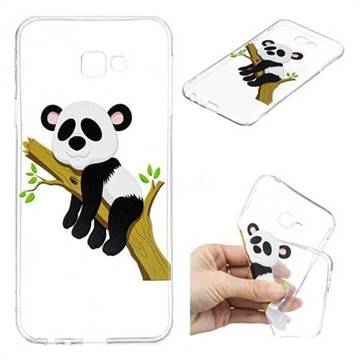 Tree Panda Super Clear Soft TPU Back Cover for Samsung Galaxy J4 Plus(6.0 inch)