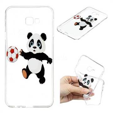 Football Panda Super Clear Soft TPU Back Cover for Samsung Galaxy J4 Plus(6.0 inch)