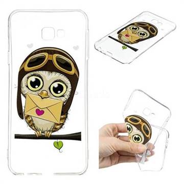 Envelope Owl Super Clear Soft TPU Back Cover for Samsung Galaxy J4 Plus(6.0 inch)