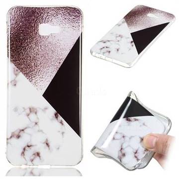 Black white Grey Soft TPU Marble Pattern Phone Case for Samsung Galaxy J4 Plus(6.0 inch)