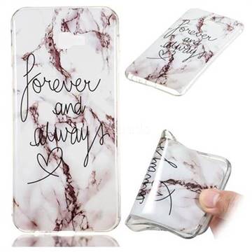 Forever Soft TPU Marble Pattern Phone Case for Samsung Galaxy J4 Plus(6.0 inch)