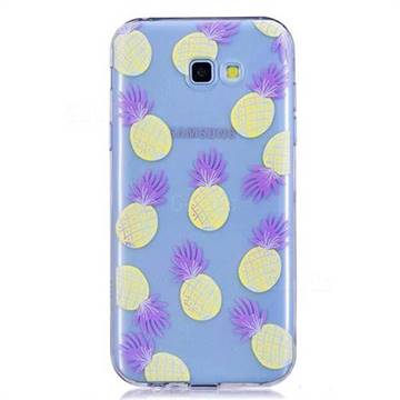 Carton Pineapple Super Clear Soft TPU Back Cover for Samsung Galaxy J4 Plus(6.0 inch)