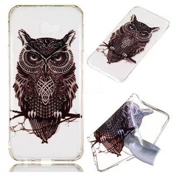 Staring Owl Super Clear Soft TPU Back Cover for Samsung Galaxy J4 Plus(6.0 inch)