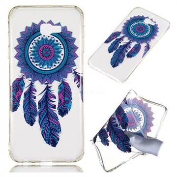 Blue Wind Chimes Super Clear Soft TPU Back Cover for Samsung Galaxy J4 Plus(6.0 inch)