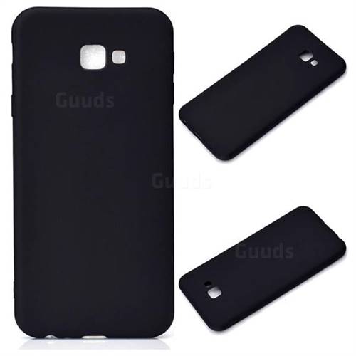 Candy Soft Silicone Protective Phone Case for Samsung Galaxy J4 Plus(6.0 inch) - Black