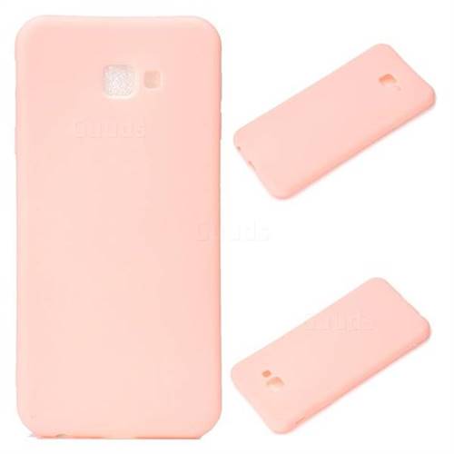 Candy Soft Silicone Protective Phone Case for Samsung Galaxy J4 Plus(6.0 inch) - Light Pink