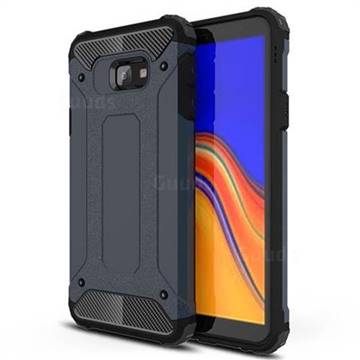 King Kong Armor Premium Shockproof Dual Layer Rugged Hard Cover for Samsung Galaxy J4 Plus(6.0 inch) - Navy