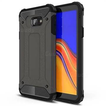 King Kong Armor Premium Shockproof Dual Layer Rugged Hard Cover for Samsung Galaxy J4 Plus(6.0 inch) - Bronze