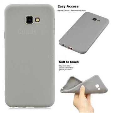 Soft Matte Silicone Phone Cover for Samsung Galaxy J4 Plus(6.0 inch) - Gray