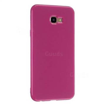 2mm Candy Soft Silicone Phone Case Cover for Samsung Galaxy J4 Plus(6.0 inch) - Rose