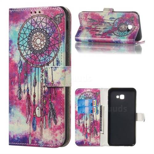 Butterfly Chimes PU Leather Wallet Case for Samsung Galaxy J4 Plus(6.0 inch)