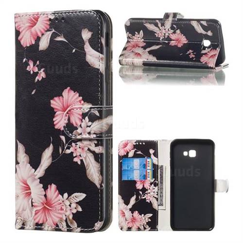 Azalea Flower PU Leather Wallet Case for Samsung Galaxy J4 Plus(6.0 inch)
