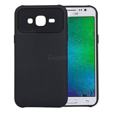 Carapace Soft Back Phone Cover for Samsung Galaxy J5 2015 J500 - Black