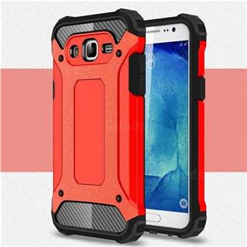 King Kong Armor Premium Shockproof Dual Layer Rugged Hard Cover for Samsung Galaxy J5 2015 J500 - Big Red