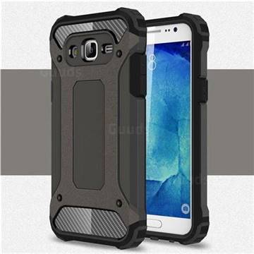 King Kong Armor Premium Shockproof Dual Layer Rugged Hard Cover for Samsung Galaxy J5 2015 J500 - Bronze