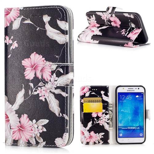 Azalea Flower PU Leather Wallet Case for Samsung Galaxy J5 2015 J500