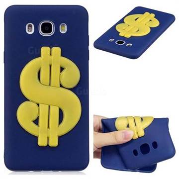 US Dollars Soft 3D Silicone Case for Samsung Galaxy J5 2016 J510