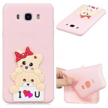 Love Bear Soft 3D Silicone Case for Samsung Galaxy J5 2016 J510
