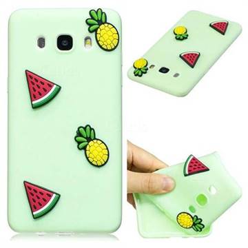 Watermelon Pineapple Soft 3D Silicone Case for Samsung Galaxy J5 2016 J510