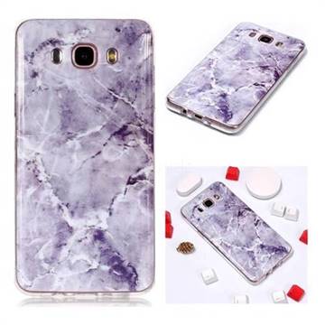 Light Gray Soft TPU Marble Pattern Phone Case for Samsung Galaxy J5 2016 J510