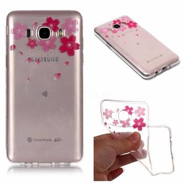 Sakura Flowers Super Clear Soft TPU Back Cover for Samsung Galaxy J5 2016 J510