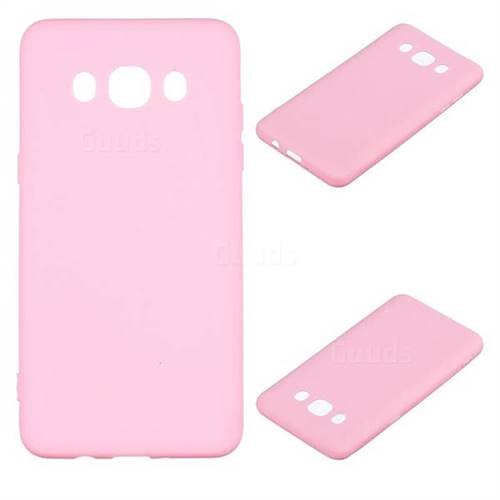 Candy Soft Silicone Protective Phone Case for Samsung Galaxy J5 2016 J510 - Dark Pink