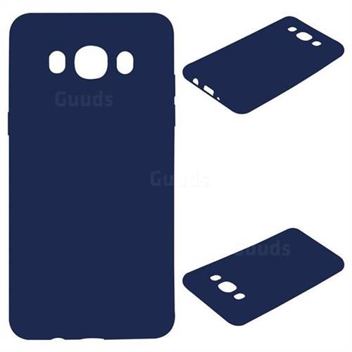 Candy Soft Silicone Protective Phone Case for Samsung Galaxy J5 2016 J510 - Dark Blue