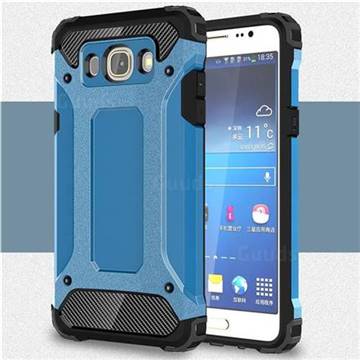 King Kong Armor Premium Shockproof Dual Layer Rugged Hard Cover for Samsung Galaxy J5 2016 J510 - Sky Blue