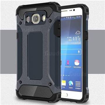 King Kong Armor Premium Shockproof Dual Layer Rugged Hard Cover for Samsung Galaxy J5 2016 J510 - Navy