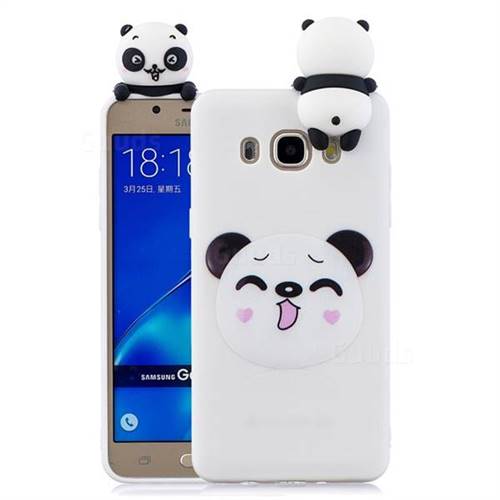 Smiley Panda Soft 3D Climbing Doll Soft Case for Samsung Galaxy J5 2016 J510