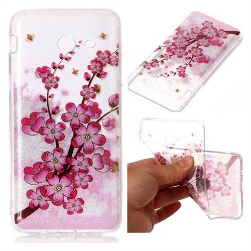 Branches Plum Blossom Super Clear Soft TPU Back Cover for Samsung Galaxy J5 2017 US Edition