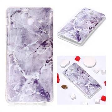 Light Gray Soft TPU Marble Pattern Phone Case for Samsung Galaxy J5 2017 US Edition