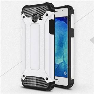 King Kong Armor Premium Shockproof Dual Layer Rugged Hard Cover for Samsung Galaxy J5 2017 US Edition - White