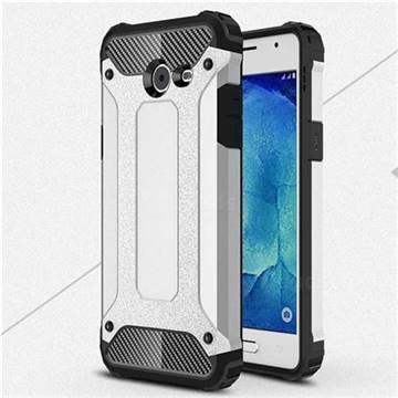King Kong Armor Premium Shockproof Dual Layer Rugged Hard Cover for Samsung Galaxy J5 2017 US Edition - Technology Silver