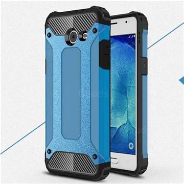 King Kong Armor Premium Shockproof Dual Layer Rugged Hard Cover for Samsung Galaxy J5 2017 US Edition - Sky Blue