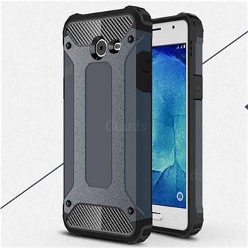 King Kong Armor Premium Shockproof Dual Layer Rugged Hard Cover for Samsung Galaxy J5 2017 US Edition - Navy
