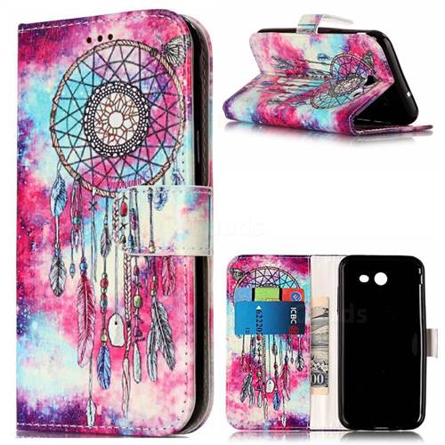 Butterfly Chimes PU Leather Wallet Case for Samsung Galaxy J5 2017 J5 US Edition