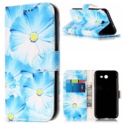 Orchid Flower PU Leather Wallet Case for Samsung Galaxy J5 2017 J5 US Edition