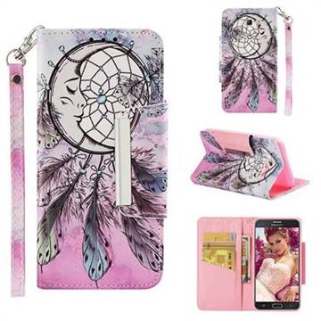 Angel Monternet Big Metal Buckle PU Leather Wallet Phone Case for Samsung Galaxy J5 2017 US Edition