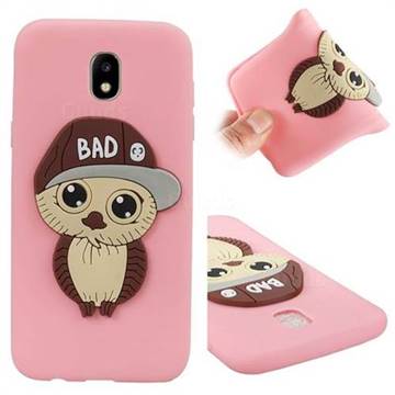 Bad Boy Owl Soft 3D Silicone Case for Samsung Galaxy J5 2017 J530 Eurasian - Pink