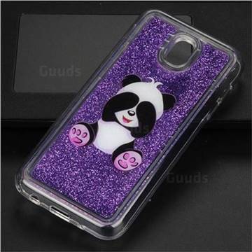 Naughty Panda Glassy Glitter Quicksand Dynamic Liquid Soft Phone Case for Samsung Galaxy J5 2017 J530 Eurasian