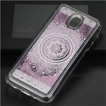 Mandala Glassy Glitter Quicksand Dynamic Liquid Soft Phone Case for Samsung Galaxy J5 2017 J530 Eurasian