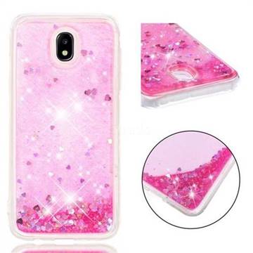 Dynamic Liquid Glitter Quicksand Sequins TPU Phone Case for Samsung Galaxy J5 2017 J530 Eurasian - Rose