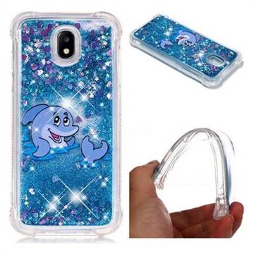 Happy Dolphin Dynamic Liquid Glitter Sand Quicksand Star TPU Case for Samsung Galaxy J5 2017 J530 Eurasian