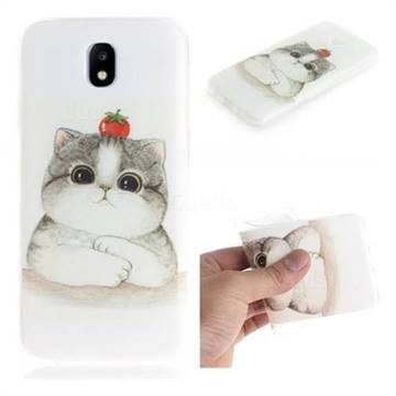 Cute Tomato Cat IMD Soft TPU Cell Phone Back Cover for Samsung Galaxy J5 2017 J530 Eurasian