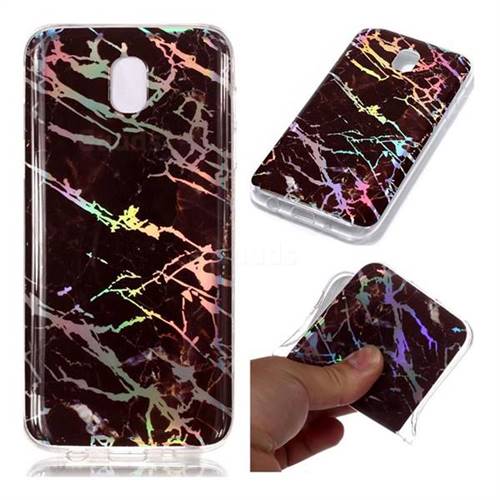 Black Brown Marble Pattern Bright Color Laser Soft TPU Case for Samsung Galaxy J5 2017 J530 Eurasian