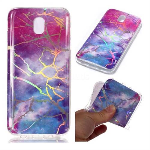 Dream Sky Marble Pattern Bright Color Laser Soft TPU Case for Samsung Galaxy J5 2017 J530 Eurasian