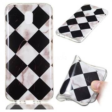 Black and White Matching Soft TPU Marble Pattern Phone Case for Samsung Galaxy J5 2017 J530 Eurasian
