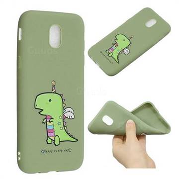 Cute Crocodile Anti-fall Frosted Relief Soft TPU Back Cover for Samsung Galaxy J5 2017 J530 Eurasian